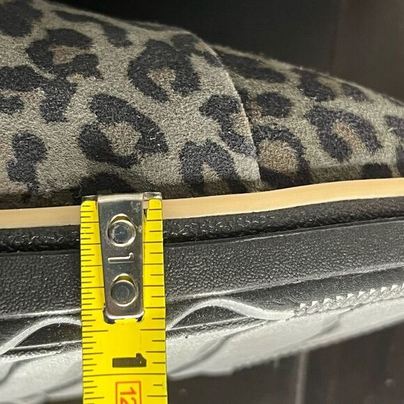 Clarks Sharon Form Leather Leopard Loafers Women’s 12 WIDE - Picture 8 of 9